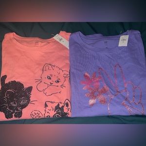 Kids GAP two long sleeve tops size XL 12